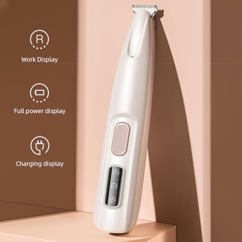 Qpets® Dog Paws Hair Trimmer Cat Nail Cutter Set, Waterproof Dog Trimmer with LED, Low Noise Pet Grooming Tool Ideal for Small Areas Qpets® Dog Paws Hair Trimmer Cat Nail Cutter Set, Waterproof Dog Trimmer with LED, Low Noise Pet Grooming Tool Ideal for Small Areas